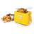 Nostalgia NTCS2YW Grilled Cheese Toaster with Easy-Clean Toaster Baskets and Adjustable Toasting Dial