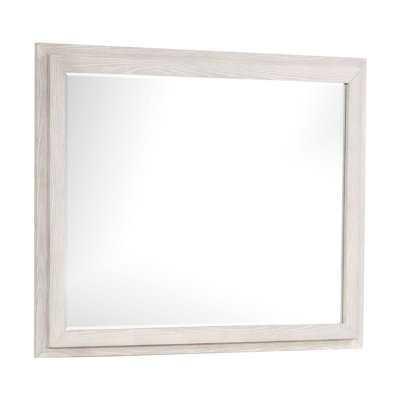 48.4"W Transitional Mirror, Weathered Gray