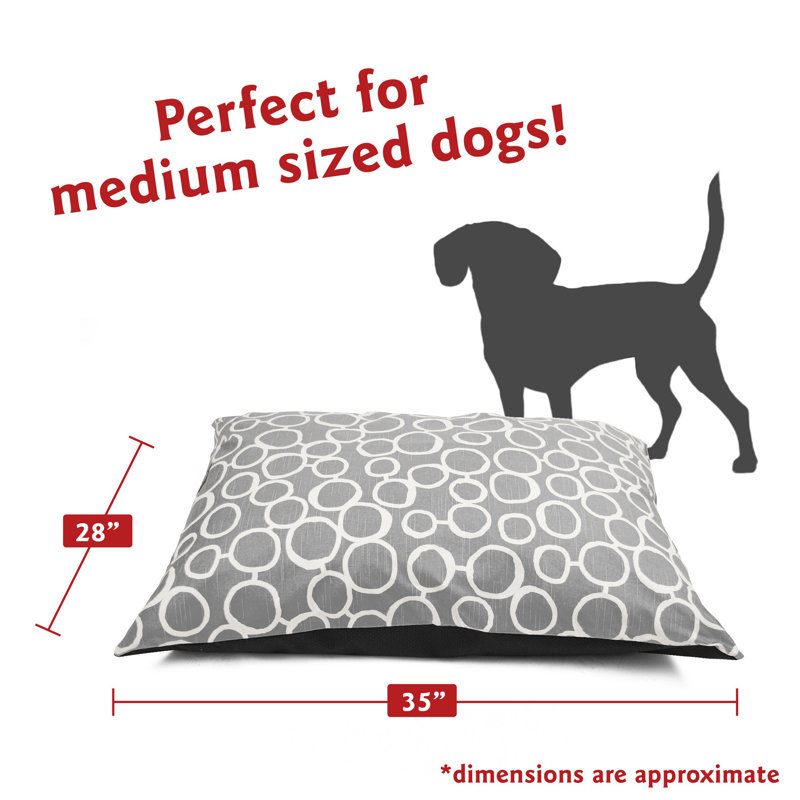 Lit pour chien Fusion Majestic, Moyen (l 35 po x P 28 po x H 7 po), gris