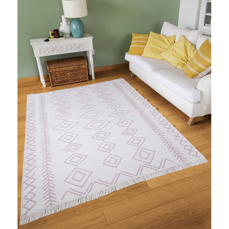 Schiff Cotton Argyle Indoor Rug, Rectangle 2'8" x 5'