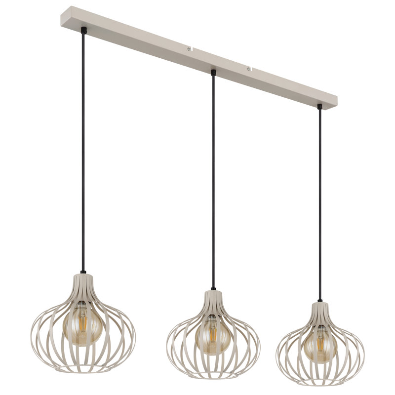 Anikah 3 - Light Bronze Geometric Pendant