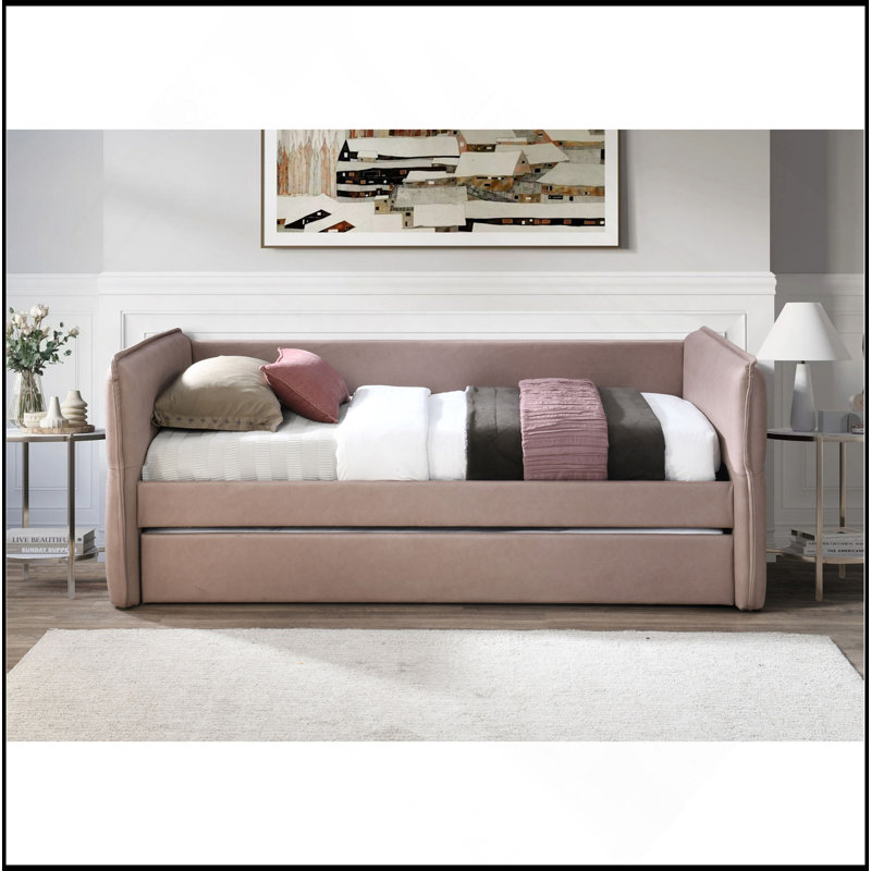 Lit de jour avec couchette, Mauve
