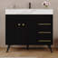 Single Bathroom Vanity with Engineered Marble Top-373475021