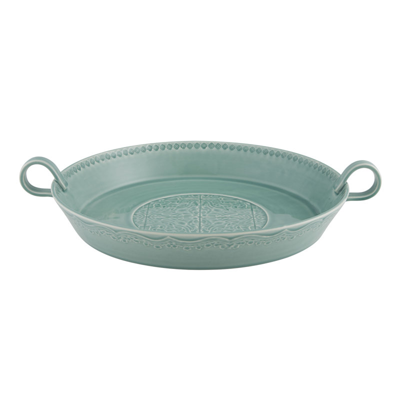Rua Nova Earthenware Salad Bowl, Morning Blue