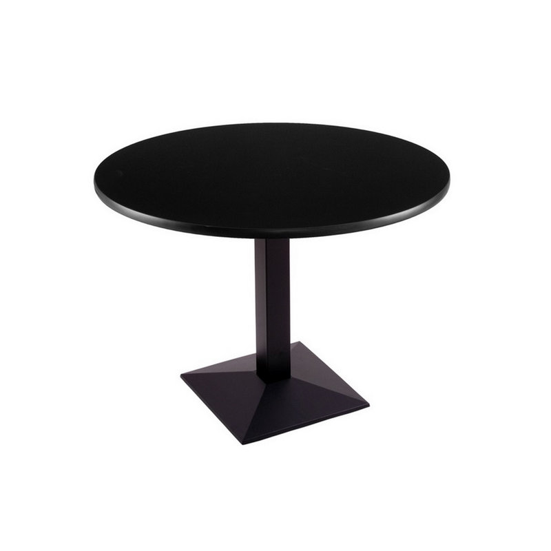 Round Dining Table, 30" H x 36" L x 36" W, Black
