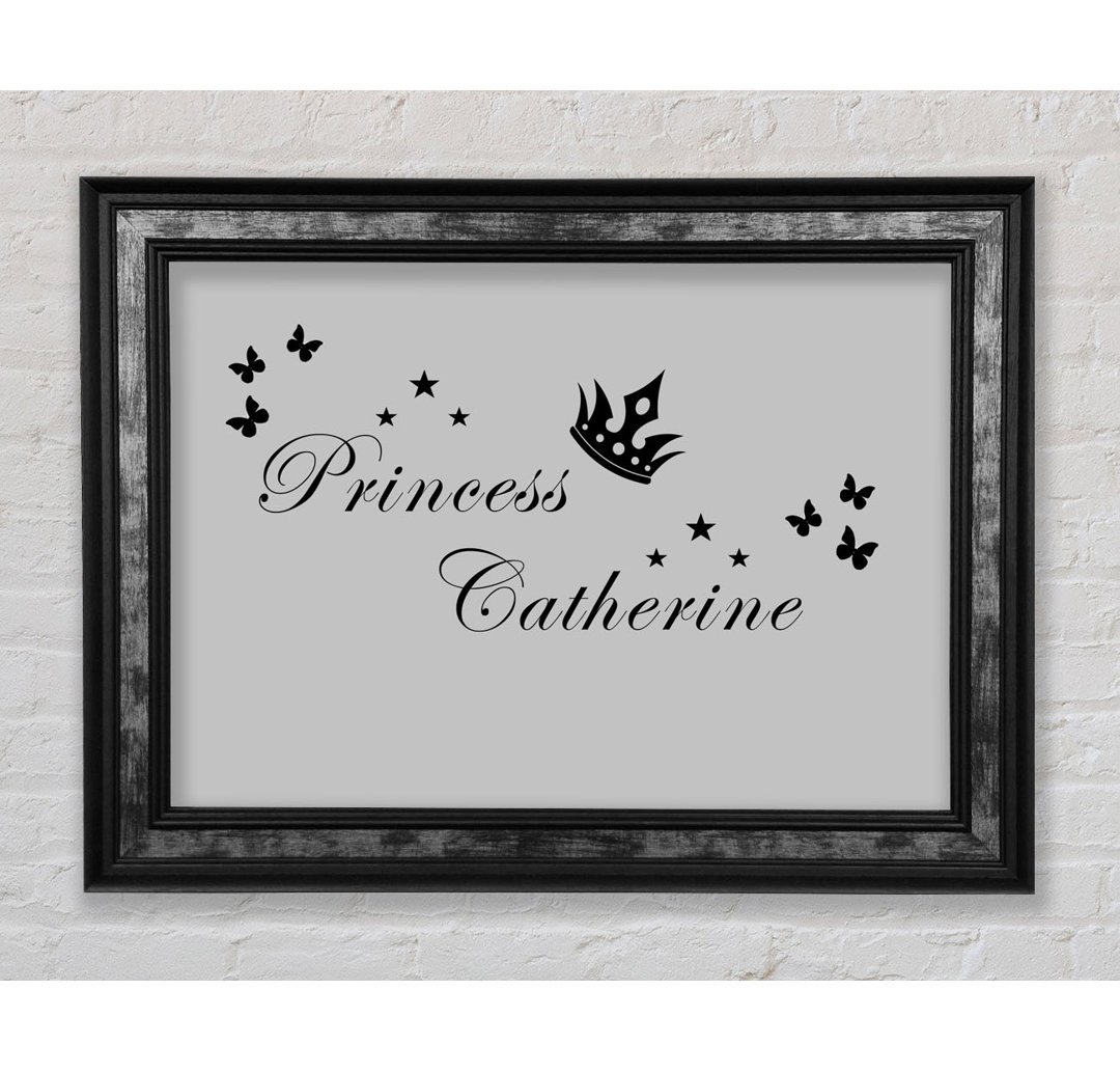 Girls Room Quote Your Own Name Princess 2 - Druck