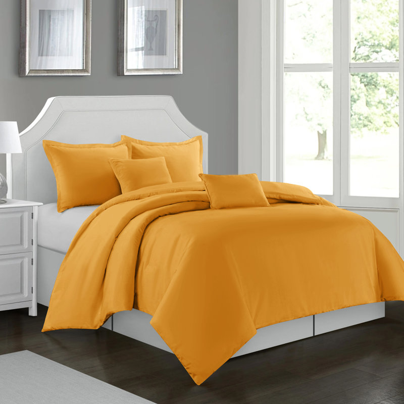 Cathyjo Super Soft Microfibre Reversible 200 TC Plain Duvet Cover Set with Cases, Single Duvet Cover + 1 Standard Pillowcase