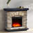 Laspisa 36.02'' W Electric Fireplace & Mantel Package with 3400 BTU-3310524