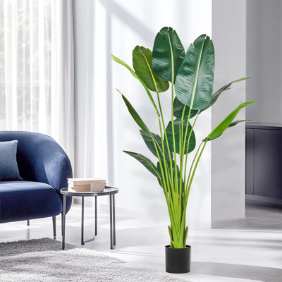 6'H Traveler's Banana Faux Plant