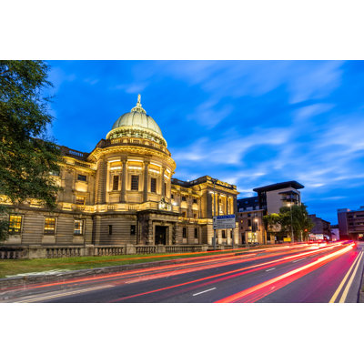 Glasgow Mitchell Library - Wrapped Canvas Print
