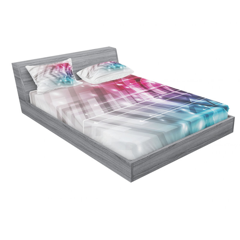 Microfiber Sheet Set, Full/Double Sheet Set with Fitted Sheet