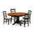 5 Pieces: 1 Table, 4 Chairs