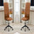 PU Leather Office Chair 2 SETS, With Armrest, High Backrest, 360 Degree Swivel , Up And Down Adjustable Gaslift,Black Powder Coated Frame,Five Star Base-561865022