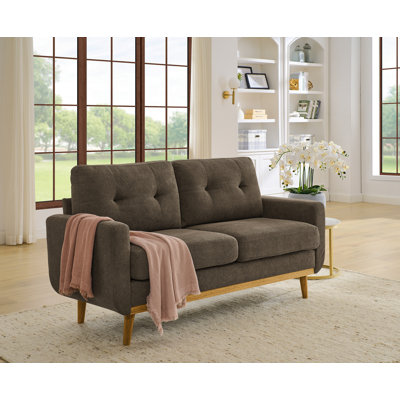 Canapé rembourré Mid-Century