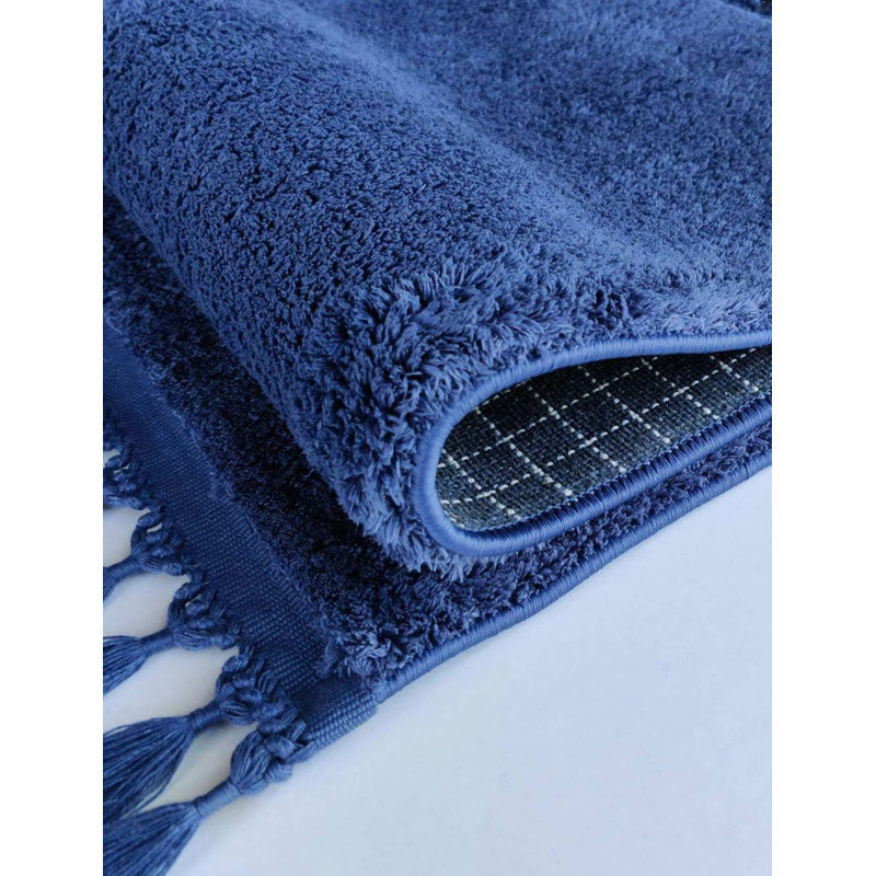 Tapis lavable en coton tissé à la machine Florestela, Rectangle 3 pi 3 po x 6 pi 7 po