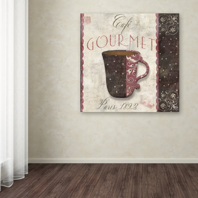 Jadaya 'Patisserie XII' by Color Bakery Vintage Advertisement on Wrapped Canvas
