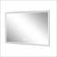Miroir de salle de bain à DEL avec cadre en aluminium et fonction antibuée