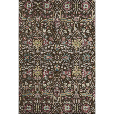 Premium Machine Washable Ducote AMF1132 Global Rug