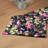 Rosamaria Saku Black Handmade Polyester Floral Table Runner for Dining Table and Christmas Decor