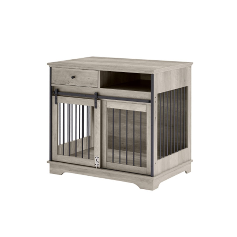 Niche pour chien en bois Duric, Gris