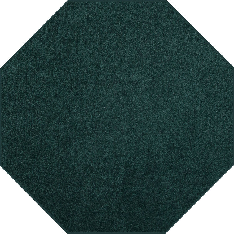 Modern Plush Solid Color Rug - Forest Green, Pet and Kids Friendly Rug. Made in USA, Rectangle, Area Rugs Great for kids, Pets, Event, Wedding 