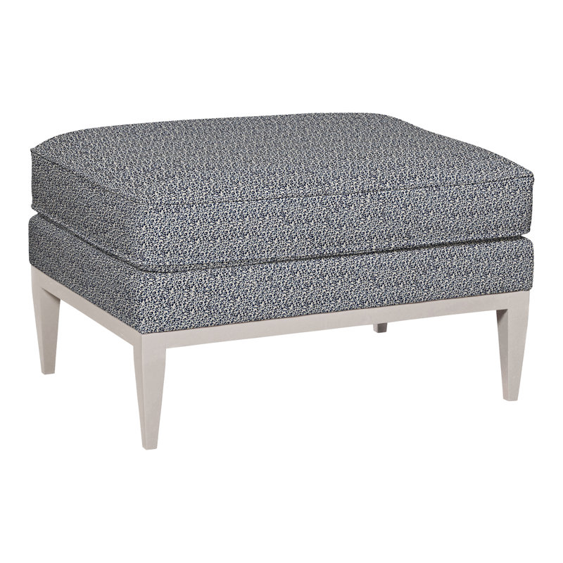 Camilla Upholstered Ottoman, Dove Gray, Nomad Sand