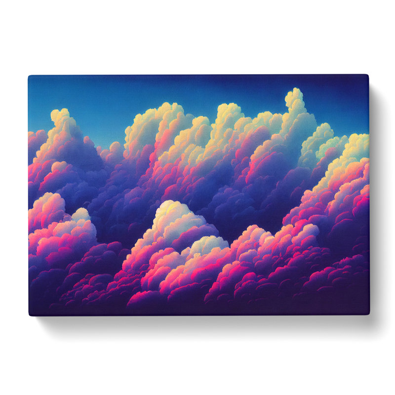 Pastel Cloudy Sky Vol.4 - Wrapped Canvas Print, 40cm H x 60cm W x 3cm D
