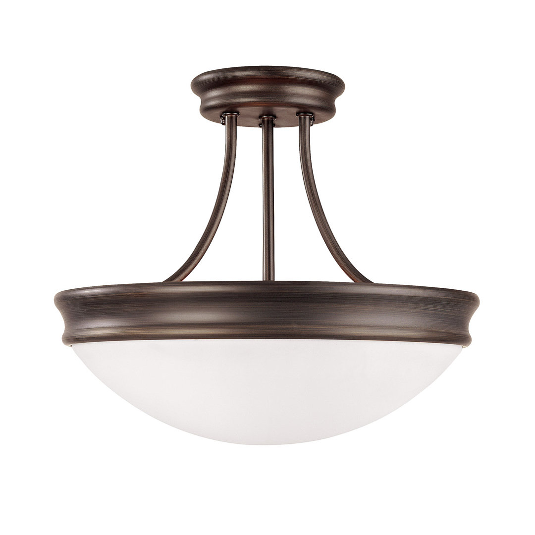3 Light Semi-Flush Capital Lighting 