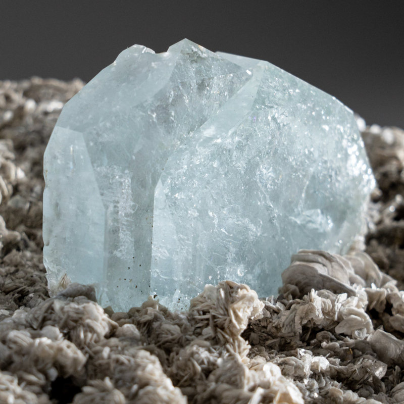 Barite bleue de Jebel Ouichane, Sagangane, province de Nador, région de L'oriental, Maroc