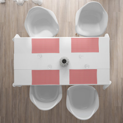 Polyester Gingham Rectangle Placemat