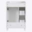 Armoire de meuble-lavabo 24 po avec lavabo en céramique, 2 tiroirs, 1 porte-1010535046