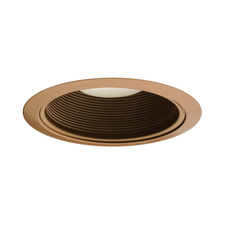 6'' Bronze Indoor/Outdoor Airtight Cone Recessed Trim