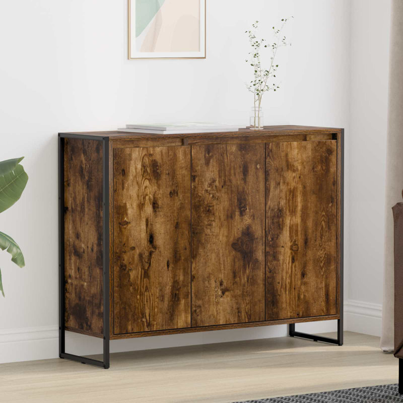 96.5cm Sideboard, Smoke Oak