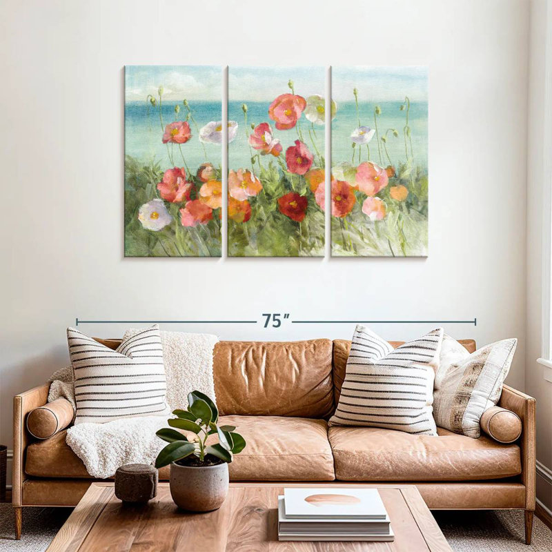 Harnek Coastal Poppies Light, H 36 po x l 57 po
