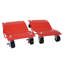 Ensemble de chariot à roulettes en acier robuste pour le rangement et le déplacement de la voiture