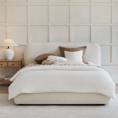 Lit plateforme tapissier Bella