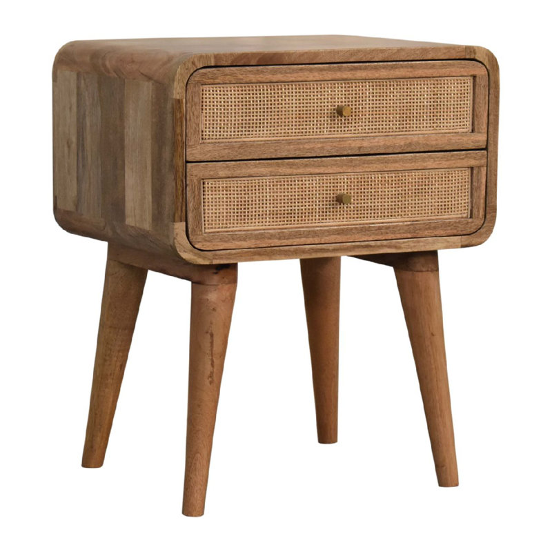 Filzer 45cm W Solid Wood Bedside Table