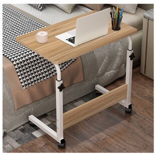 Husband Pillow - Bed Tray Desk, Adjustable Hard Wood PVC Desktop Lap Desk, Portable Laptop Table Stand Foldable Laptop Tray for Sofa Couch Floor