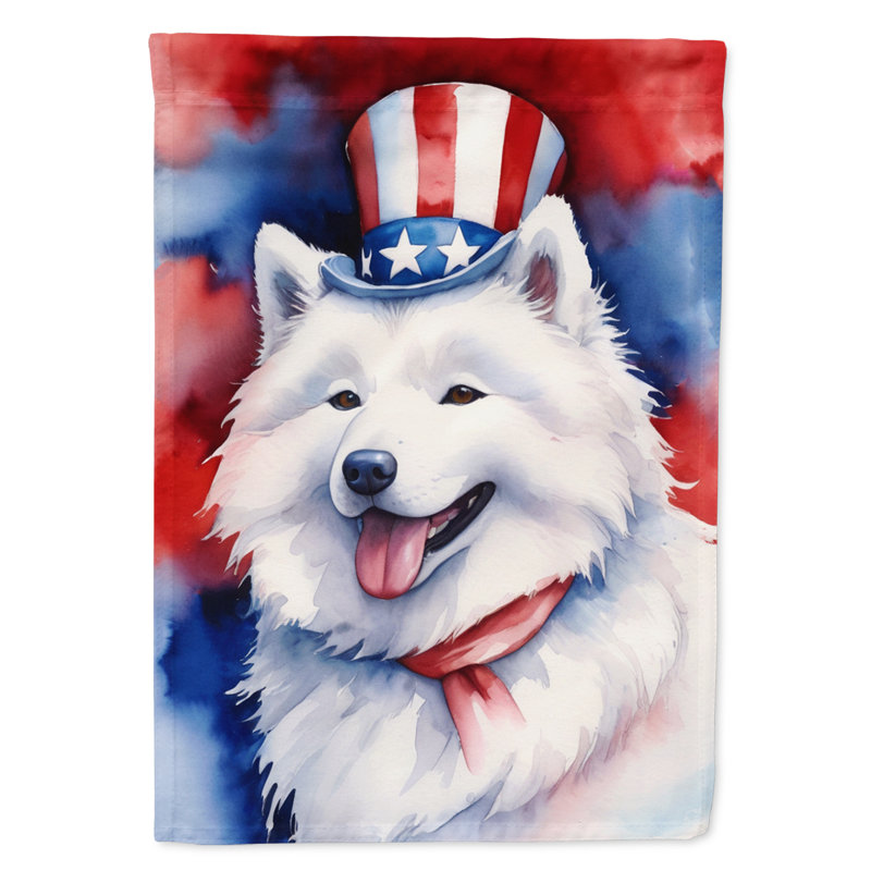 Drapeau patriotique du jardin américain, Samoyed