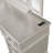 Keymari 4-drawer Vanity Desk Makeup Table Silver Oak