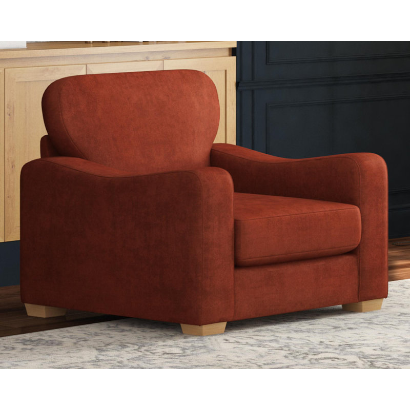 Upholstered Armchair, Stone