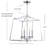 Hartlepool 4 - Light Lantern Geometric Pendant