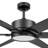 Talbert 70" Indoor Matte Black LED Ceiling Fan With Remote Control