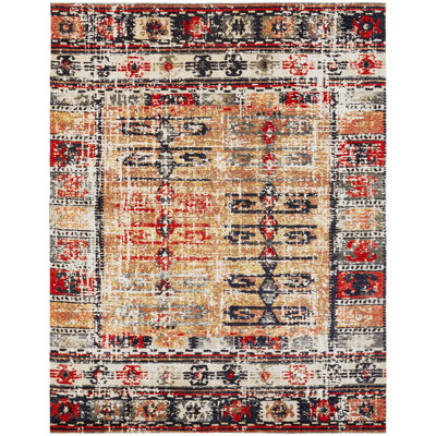 Davison Southwestern Area Rug in Gold