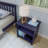  Aileana Solid Wood Tall Nightstand with Shelves-70236757