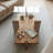Aurelius Modern 41" Rectangle Solid Wood Frame Coffee Table With Tempered Glass