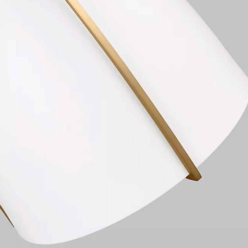 Norman 1 - Light Bath Sconce, Satin Brass, No, Steel Matte White