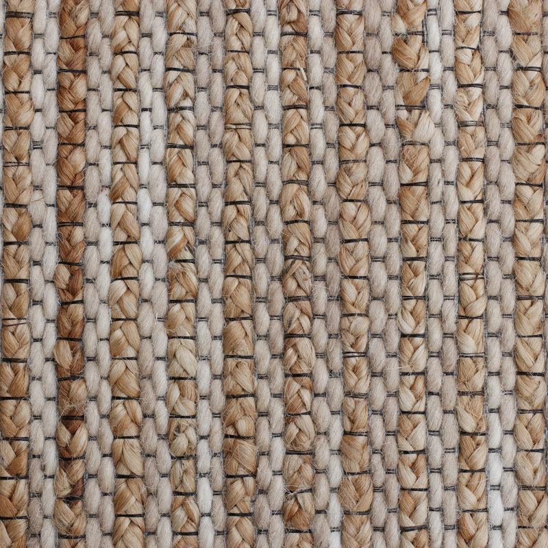 Alcantera Hand-Woven Jute Blend Area Rug, Rectangle 7'9" x 9'9"