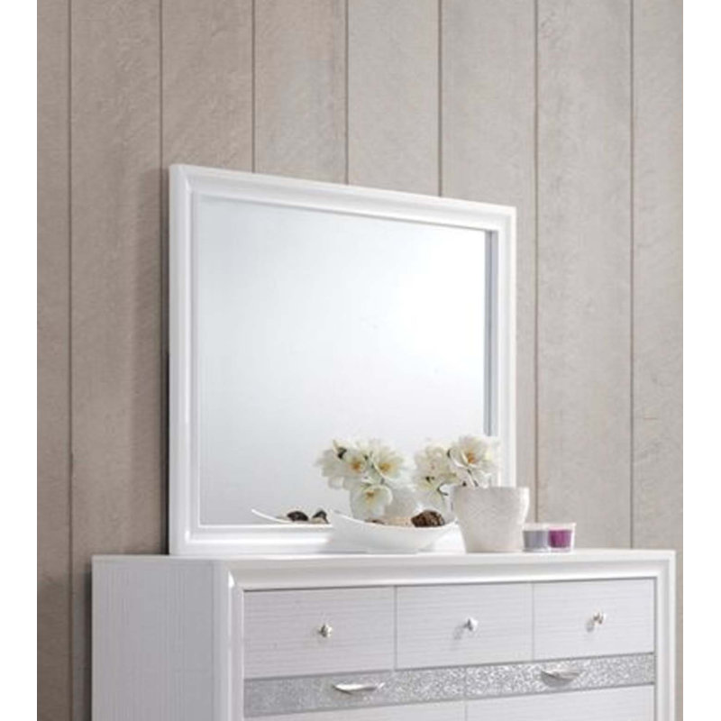 Miroir Naima, Blanc