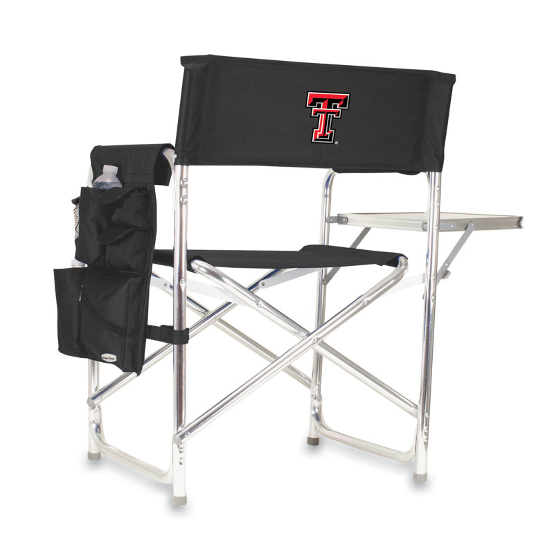 Sports Chair Director Chair, Black, Texas Tech University Red Raiders